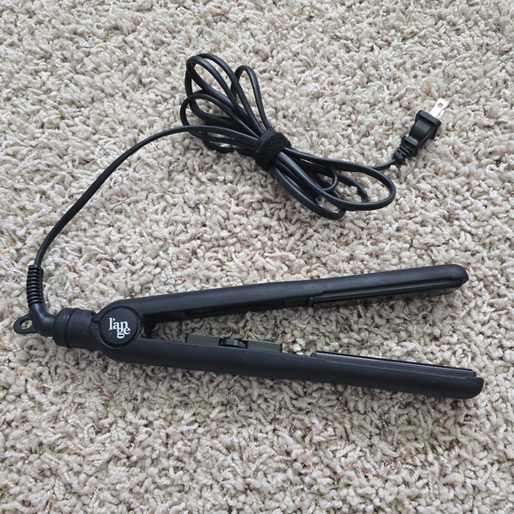 Lange Other - L'ange Black Ceramic Plates Hair Straightener